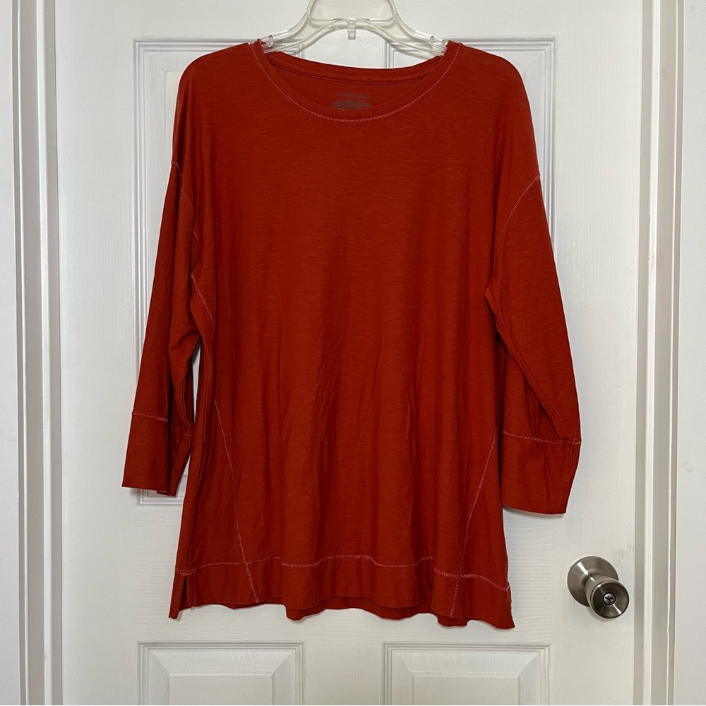 Westbound Women's Long Sleeve Top - Rust
